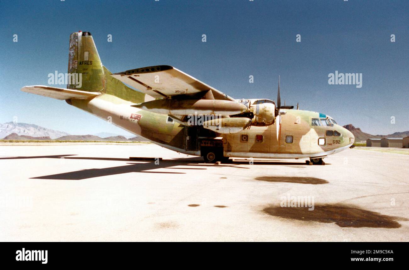 Fairchild C-123K Provider N9692N (msn 20041, ex 54-0592). Stockfoto