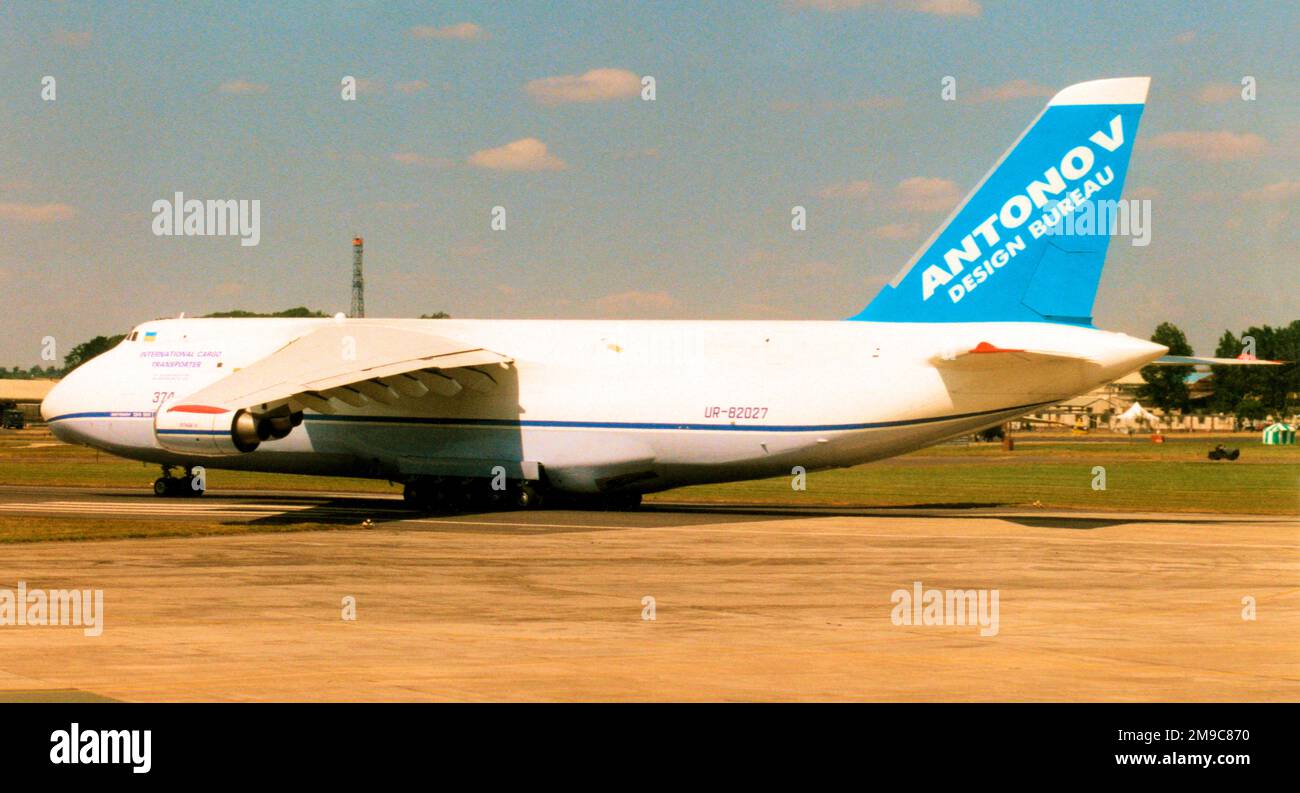 Antonov an-124-100 Ruslan UR-82027 (msn 19530502288) Stockfoto