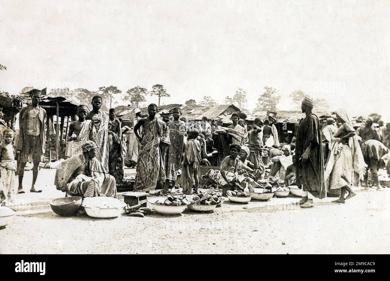 Ghana, Westafrika - Kumasi - Der Markt. Stockfoto