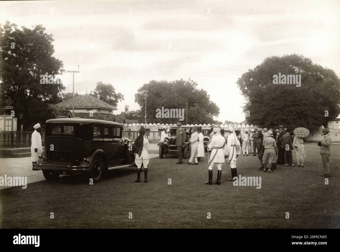 Die Ankunft von Lord Irwin, Edward Frederick Lindley Wood, 1. Earl of Halifax, Vizekönig von Indien von 1926 bis 1931. Stockfoto