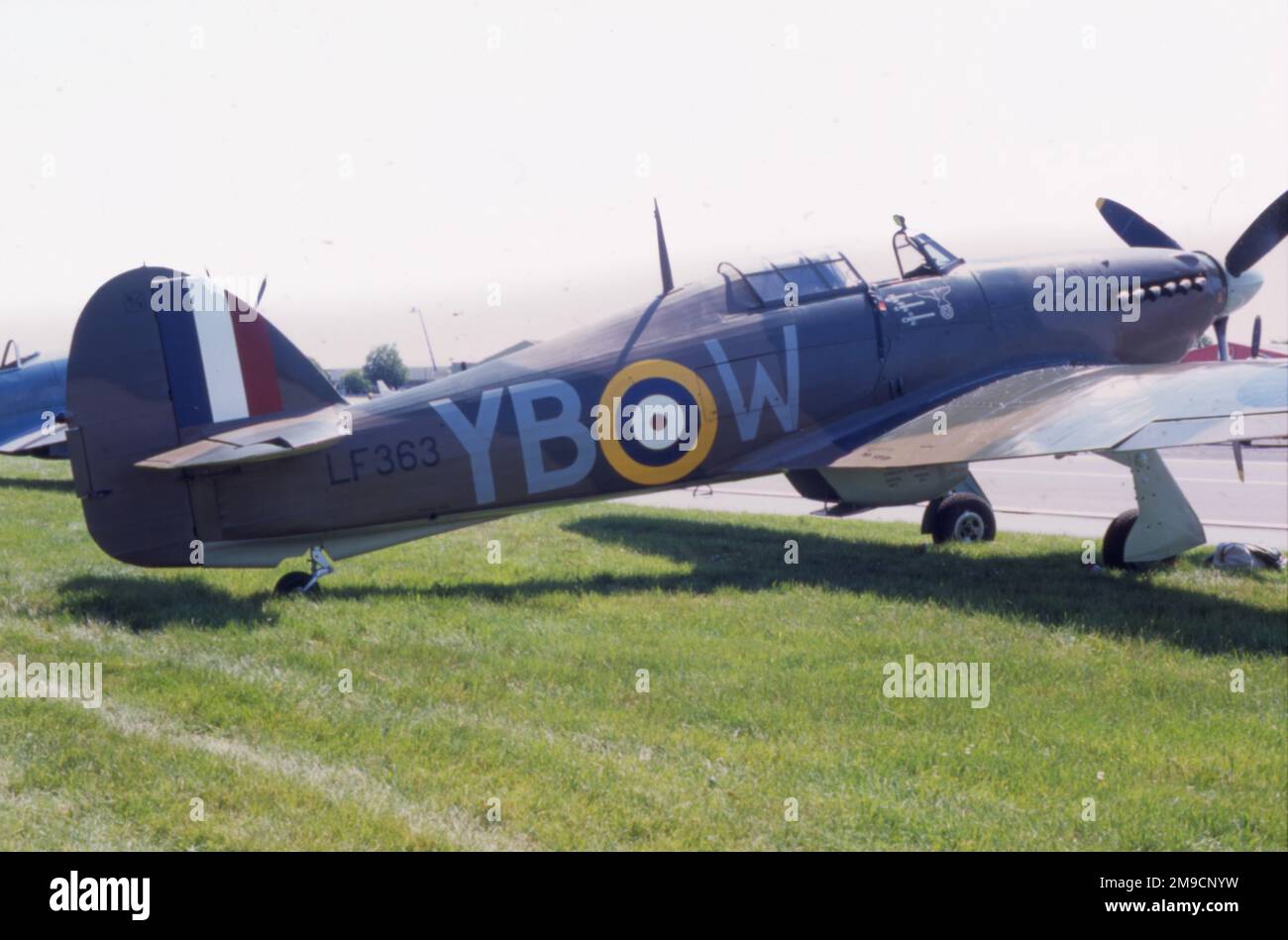 Ein Kampfflugzeug der Spitfire aus den 1940er. Stockfoto