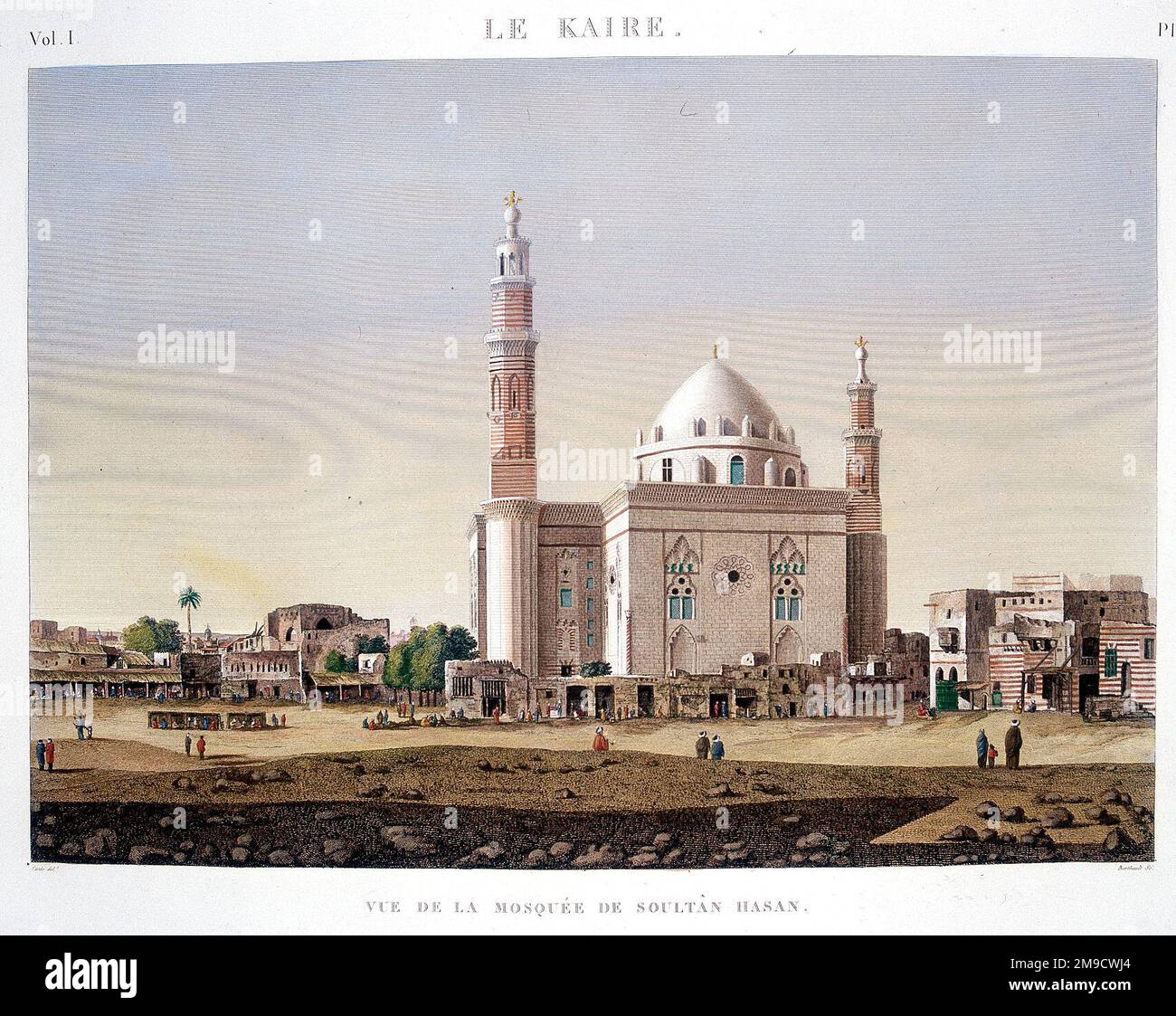 Kairo (Moschee von Sultan Hasan), Ägypten Stockfoto