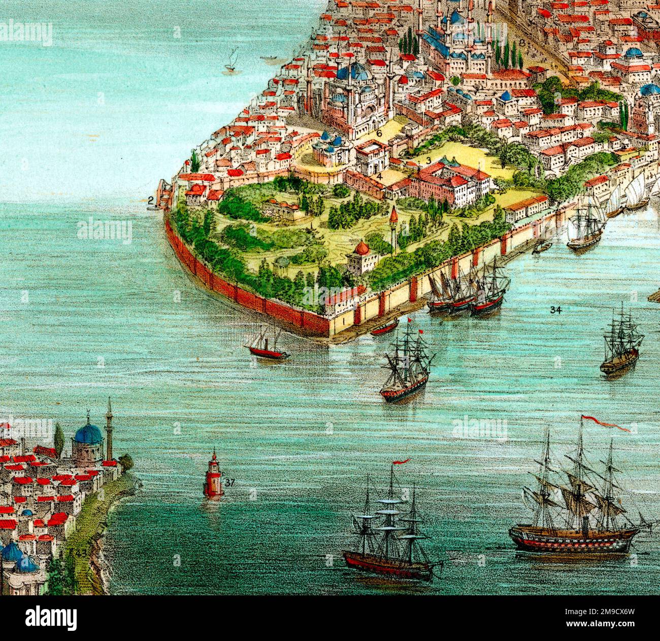Kaiserpalast, Konstantinopel (Istanbul), Türkei Stockfoto