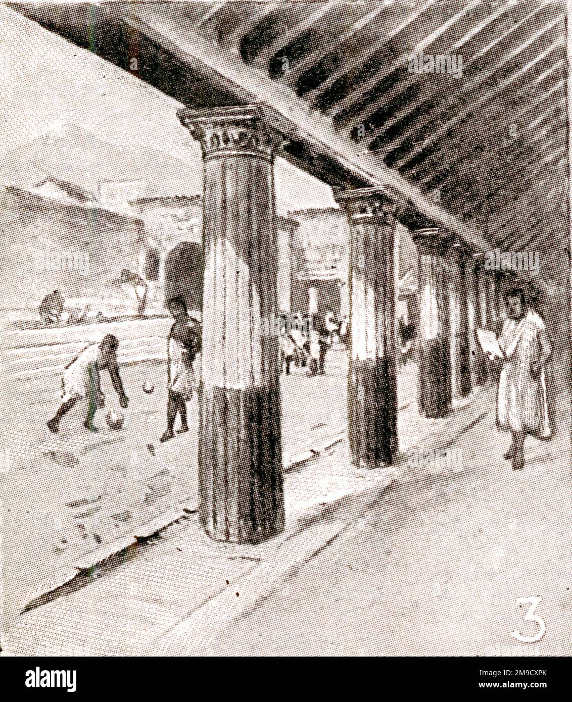 Bath - Roman Bath, The Court Stockfoto