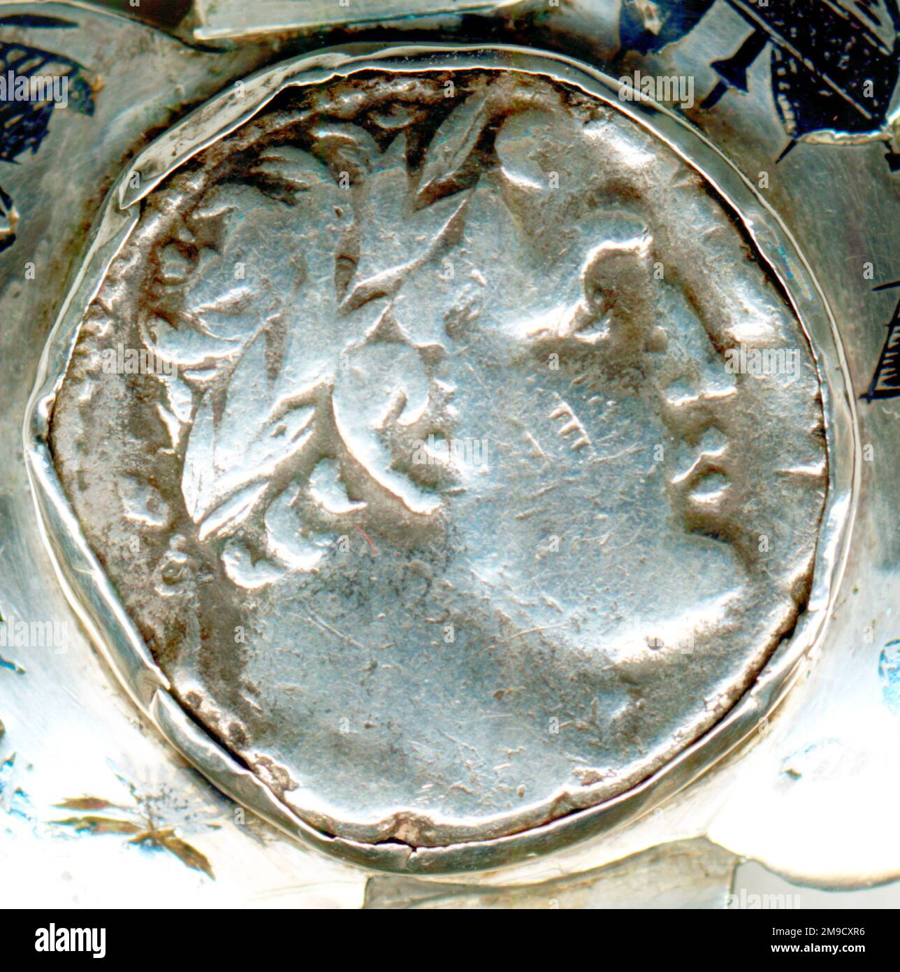 Silbermünze – Alexander Der Große Stockfoto