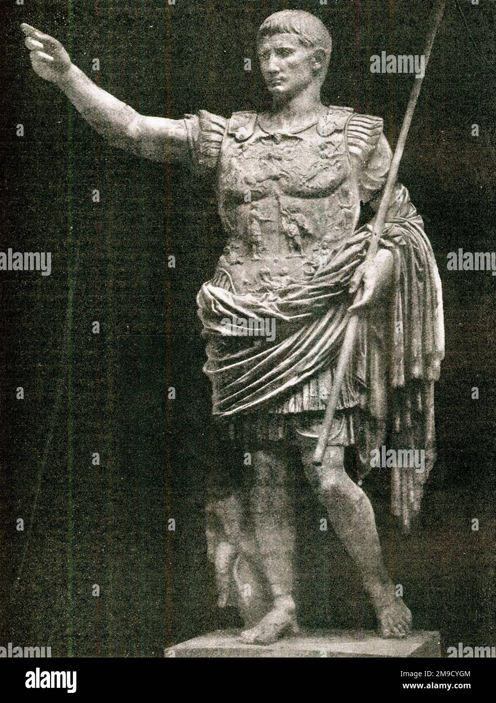 Römischer Kaiser - Caesar Augustus Stockfoto
