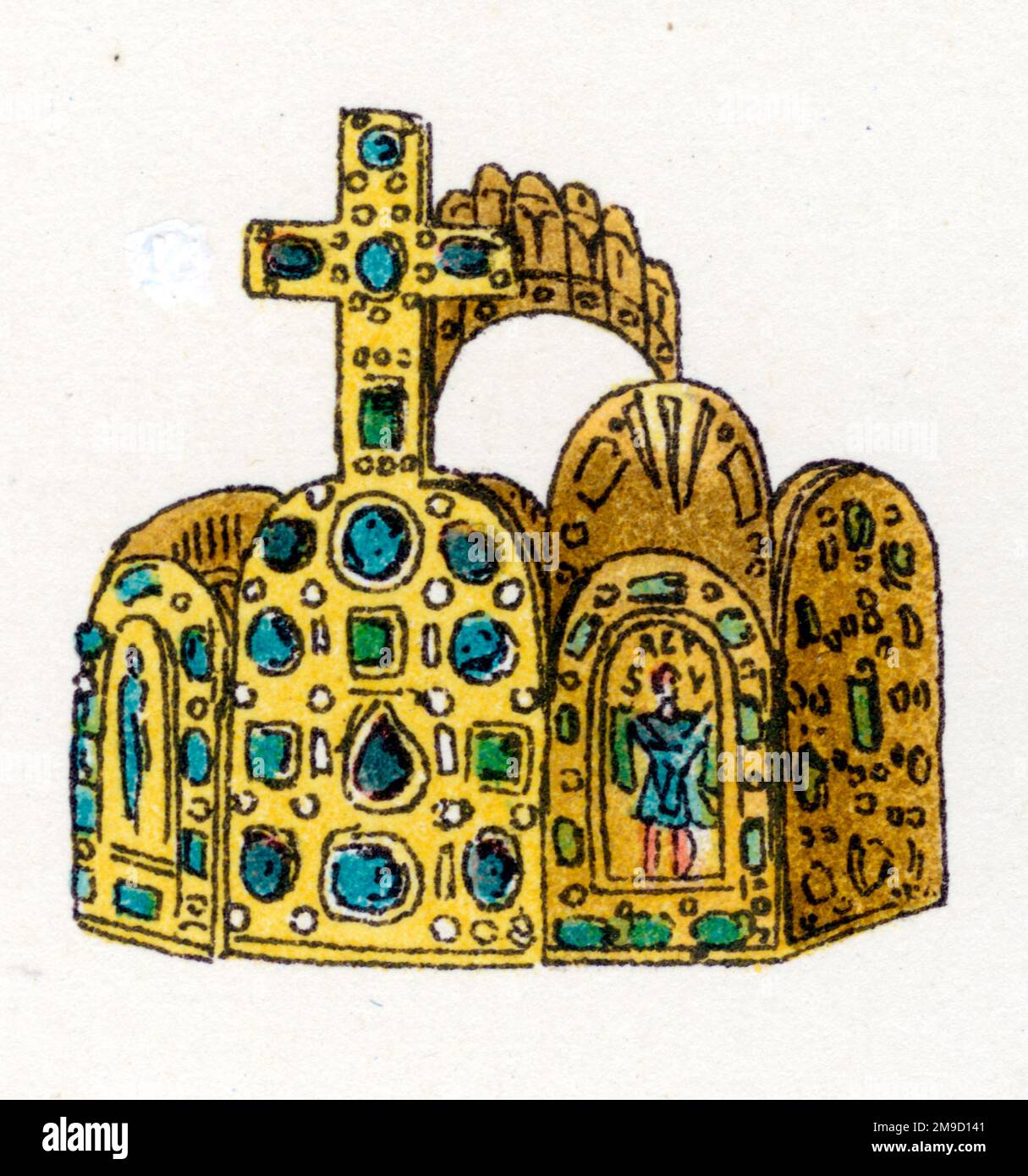 Byzantinische Krone Stockfoto