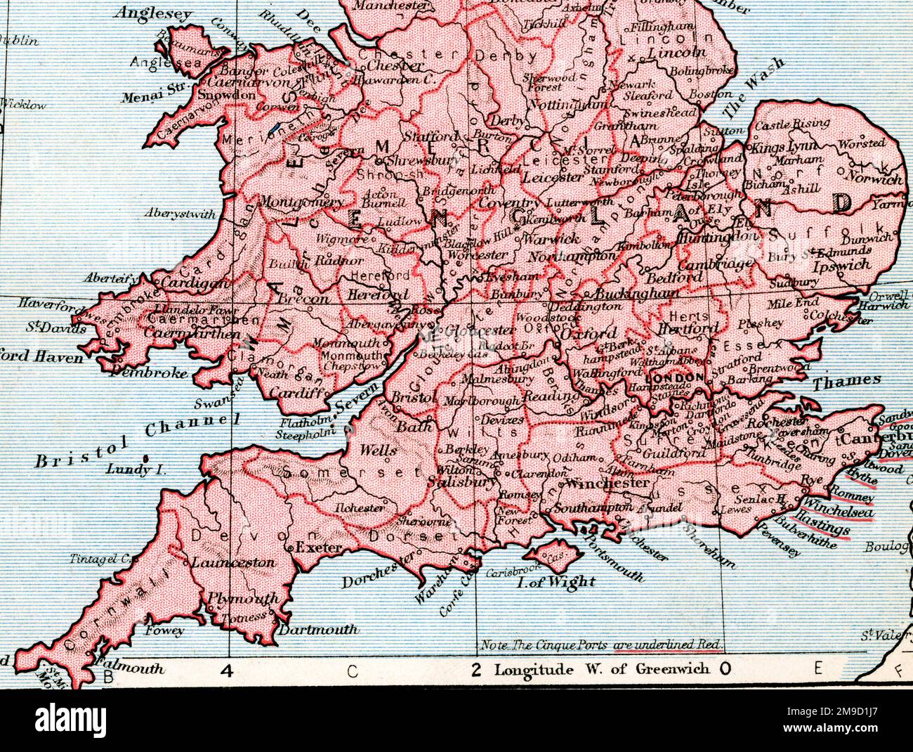 England - Wales - Norman - Plantagenet Stockfoto