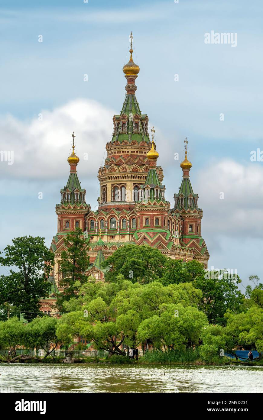 Peter-und-Paul-Kathedrale, Peterhof, Russland Stockfoto