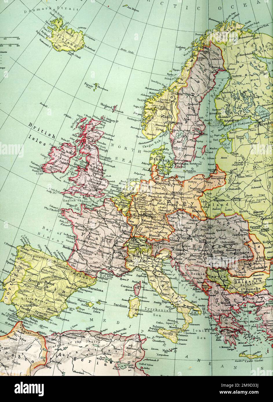 Europa 1900er Stockfoto