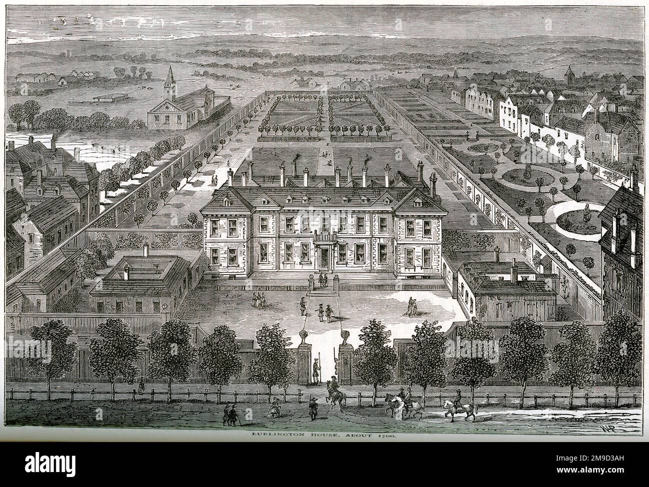 Burlington House - London, Royal Academy Stockfoto