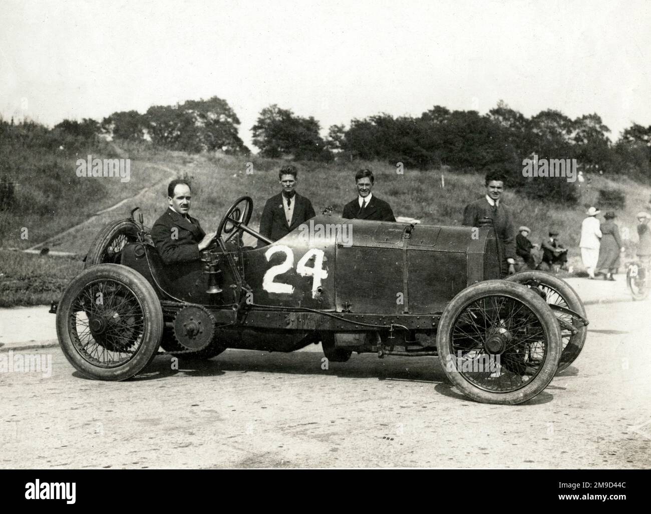 Westcliffe Speed Trials am 21. 1920. Juli. Herr Forestri in Austro-Daimler (Car 24) - 2. Schnellste Tageszeit. Stockfoto