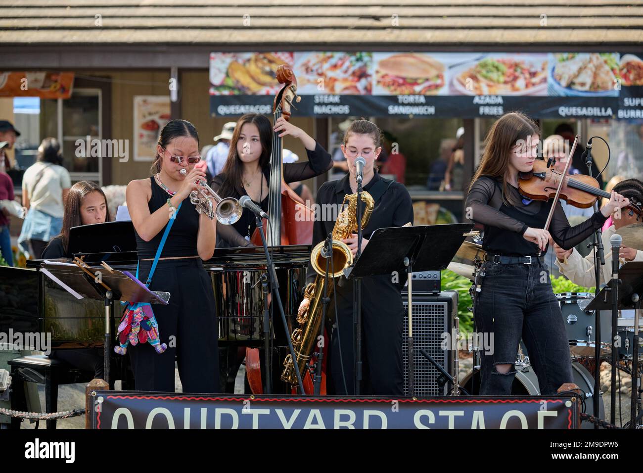 MJF Next Generation Women in Jazz Combo beim Monterey Jazz Festival 65. Stockfoto