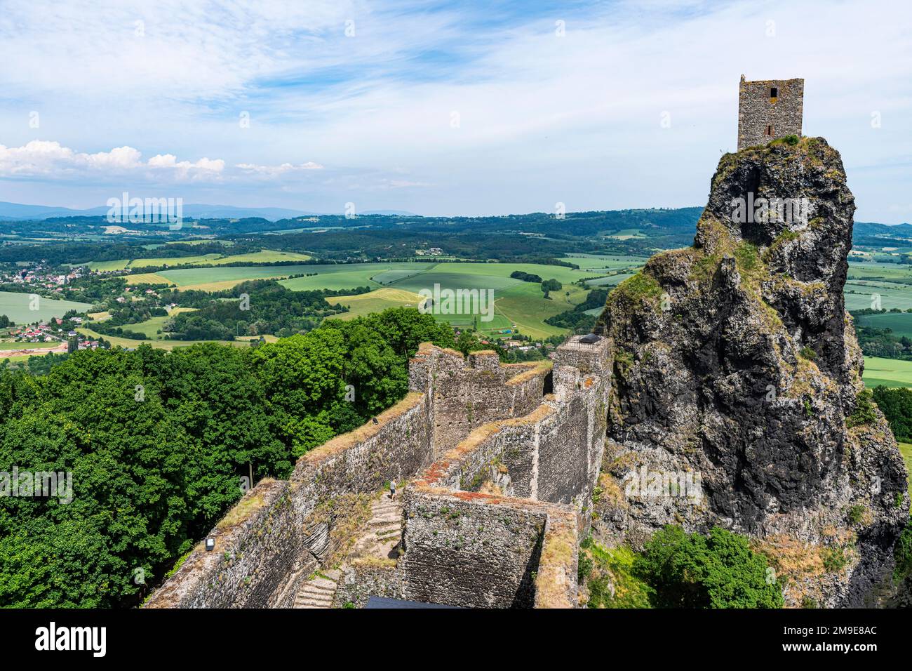 Schloss Trosky, Böhmisches Paradies, Tschechische Republik Stockfoto
