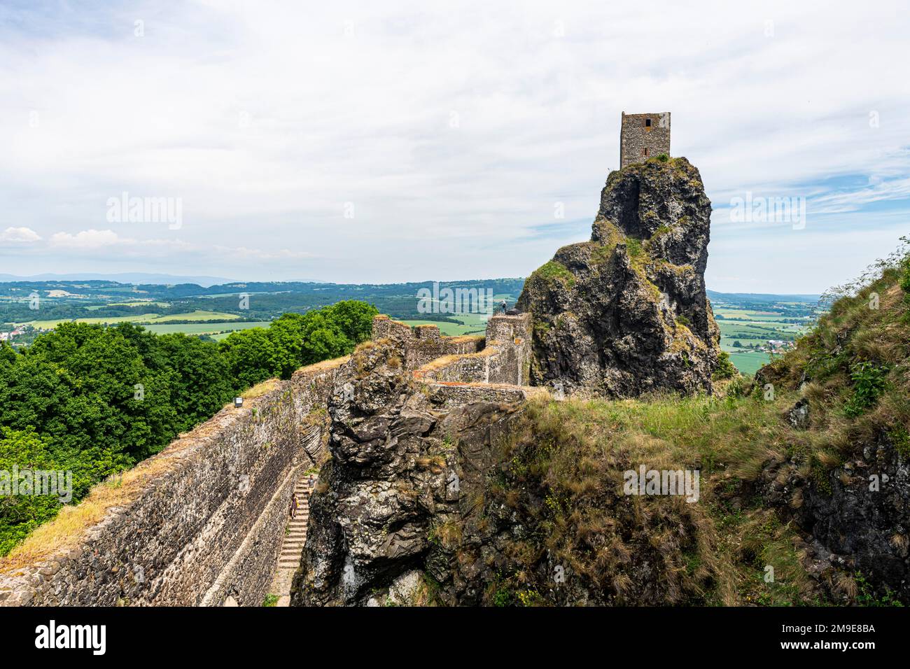 Schloss Trosky, Böhmisches Paradies, Tschechische Republik Stockfoto