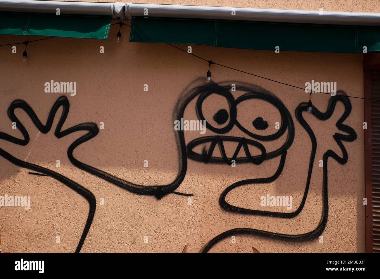 Street Art in Köln, Nordrhein-Westfalen, Deutschland Stockfoto