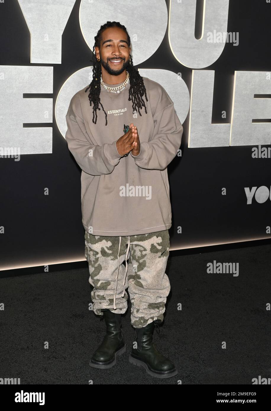 Los Angeles, USA. 17. Januar 2023. Omarion bei der Premiere von Netflix 'You People' im Regency Village Theatre. Bildnachweis: Paul Smith/Alamy Live News Stockfoto