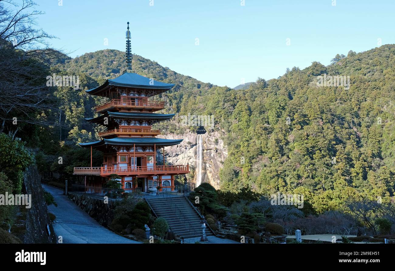 Kumano Nachi Taisha-Schrein bei Kii-Katsuura, Japan Stockfoto