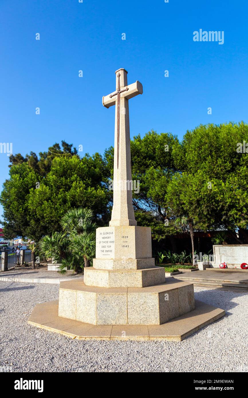 Kriegsdenkmal Gibraltar, Gibraltar Stockfoto
