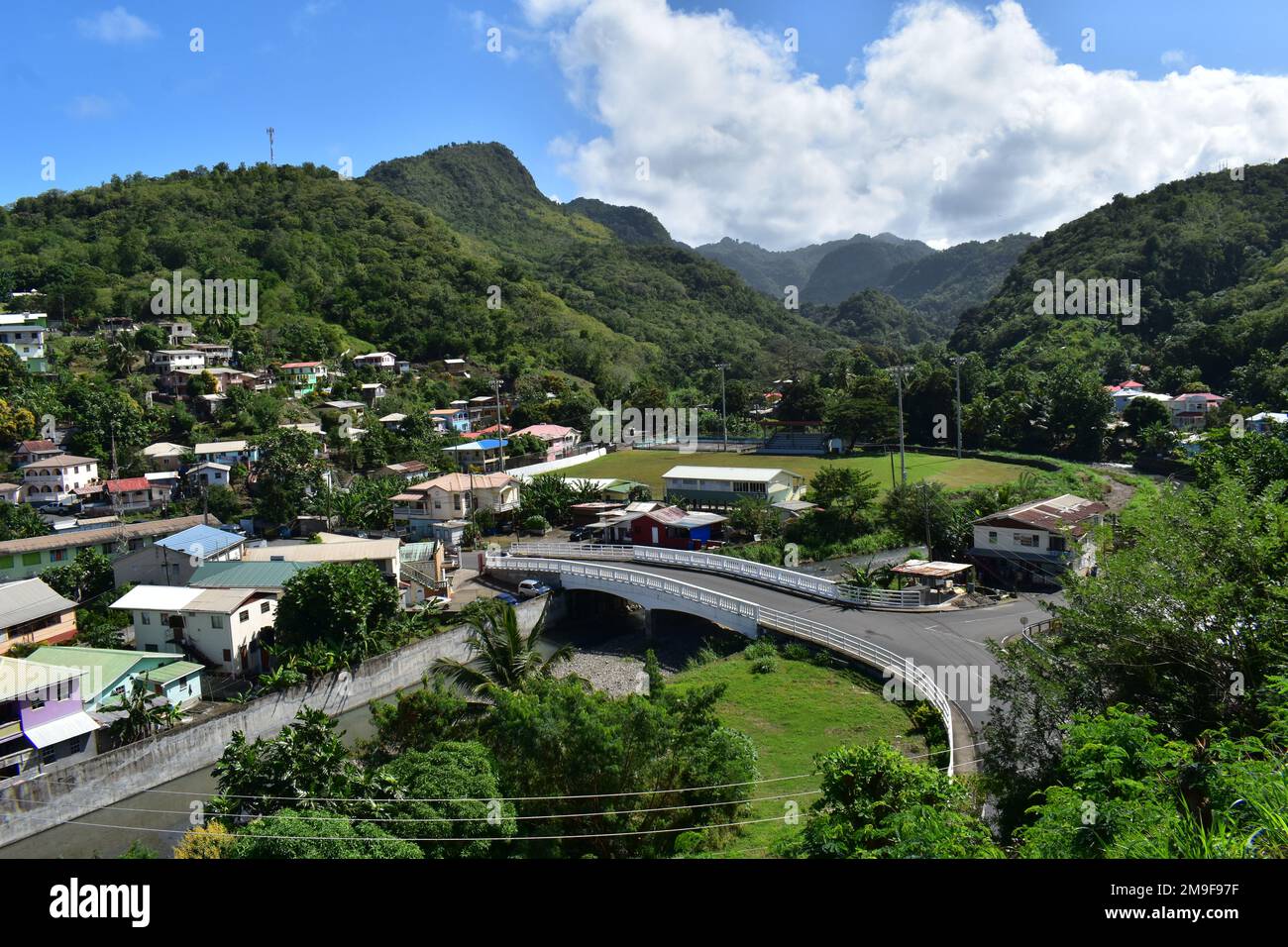 Kanarische Inseln, St.. Lucia - 8. Januar 2023 - das Fischerdorf Kanarischen Inseln an der Westküste von St. Lucia im Kanarischen Viertel oder Distrikt. Stockfoto
