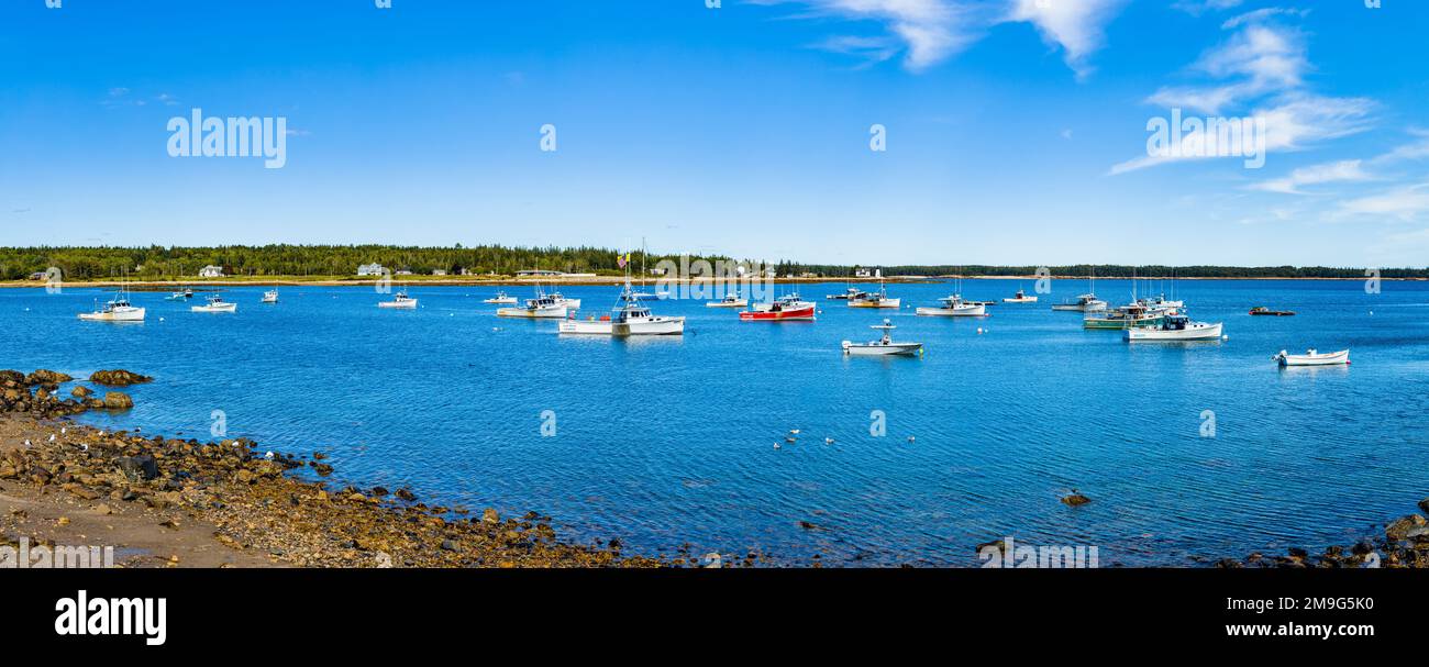 Prospect Harbor, Maine, USA Stockfoto