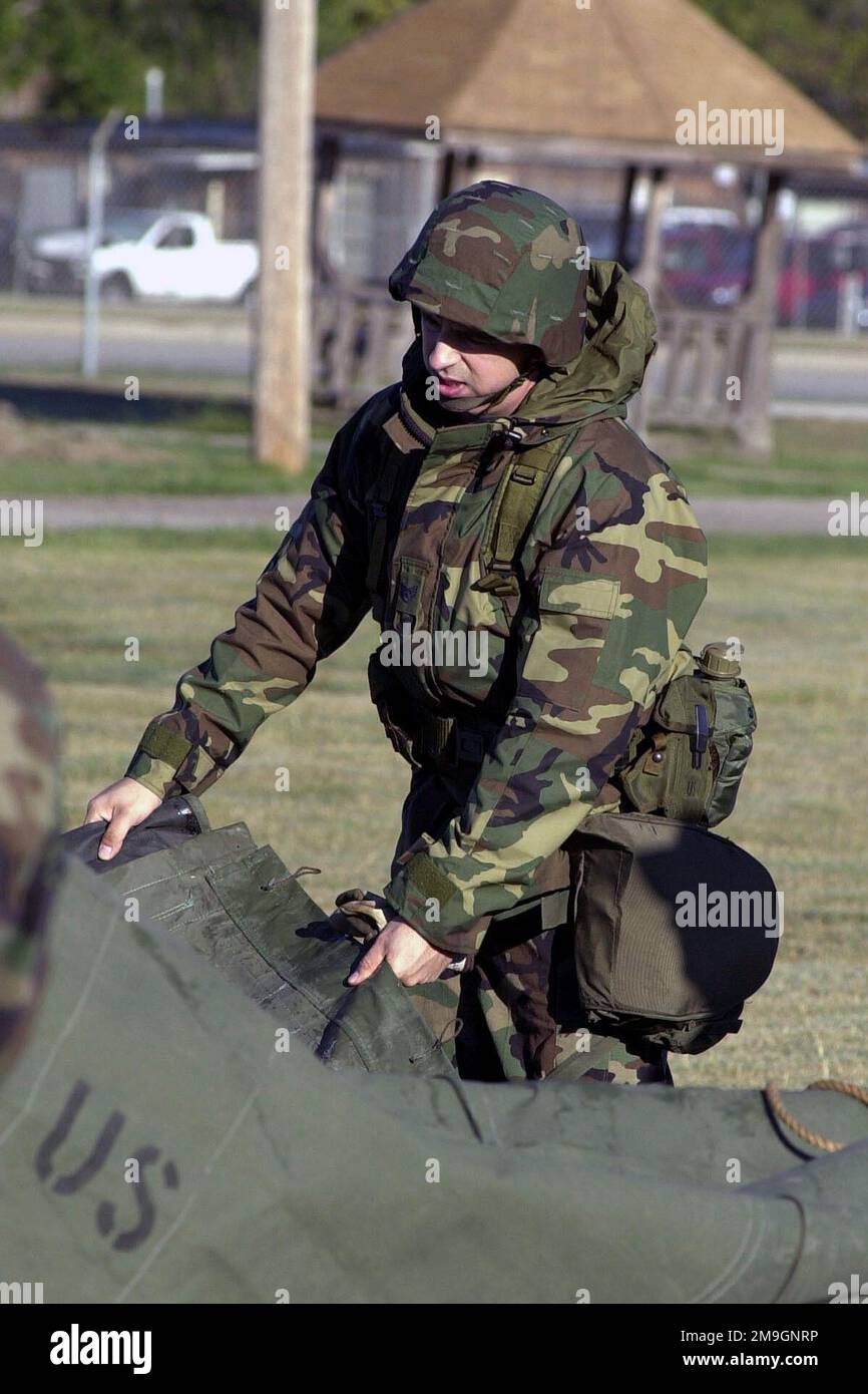 011006-F-0148C-013. Basis: Internationaler Flughafen Tulsa Bundesstaat: Oklahoma (OK) Land: Vereinigte Staaten von Amerika (USA) Szene Hauptkommando gezeigt: ANG Stockfoto