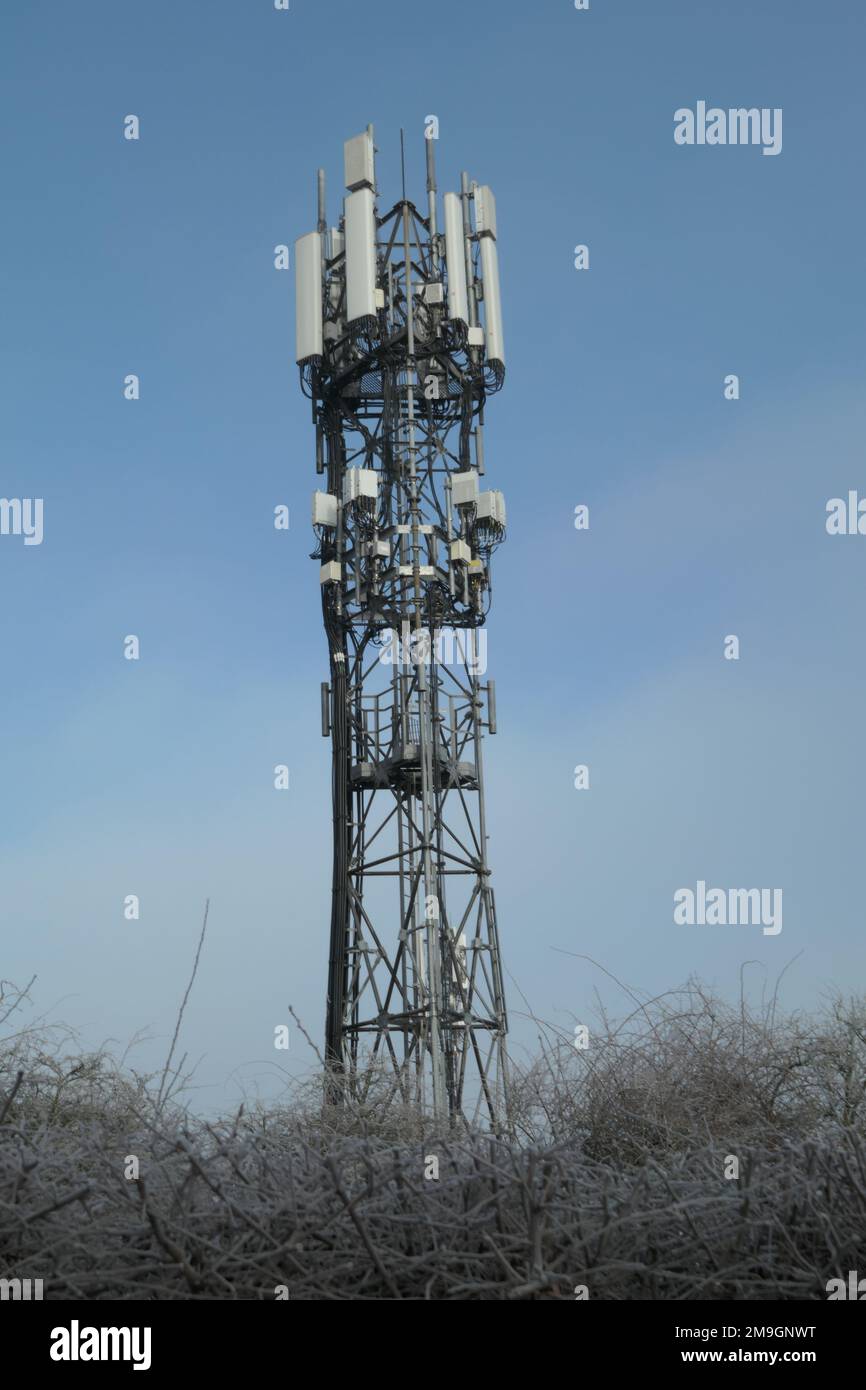 Cell Phone Tower Stockfoto