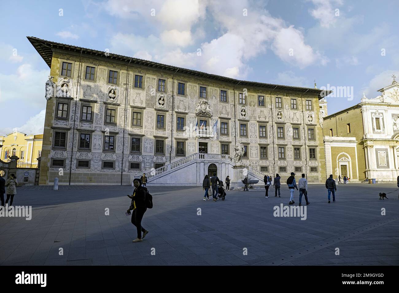 Blick auf die Straße um Pisa Stockfoto