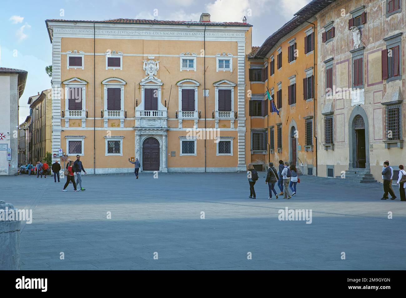 Blick auf die Straße um Pisa Stockfoto