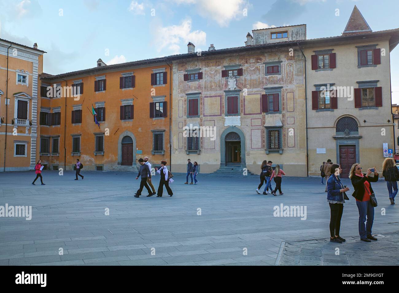 Blick auf die Straße um Pisa Stockfoto