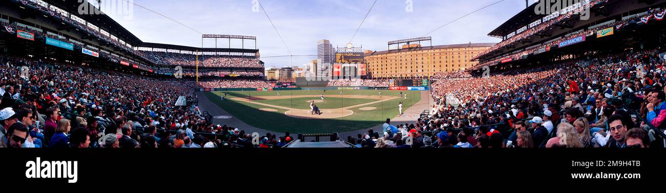 Baseballspiele, Orioles Stadium, Baltimore, Maryland, USA Stockfoto