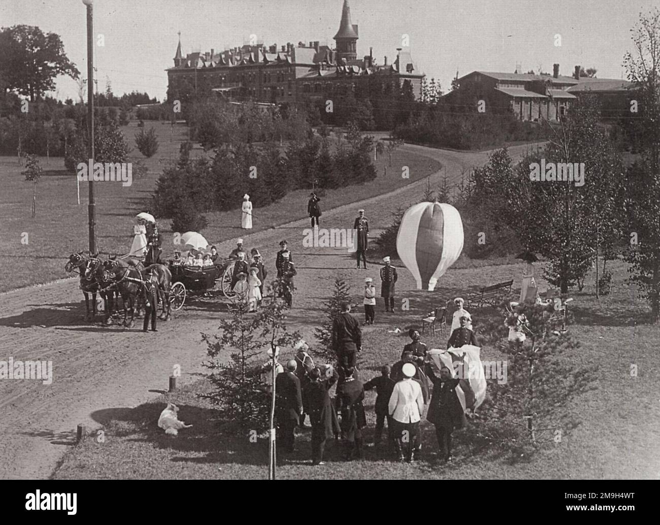 K. E. von Hahn - Carskoje Selo, die Sommerresidenz der Romanows in der Nähe von St. Petersburg - 1902 Stockfoto