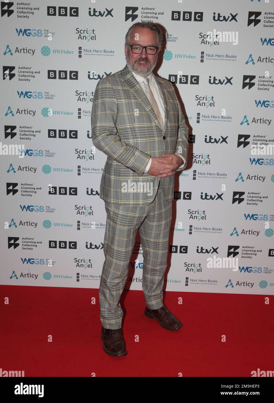 London, Großbritannien. Charlie Higson bei der Writers Guild of Great