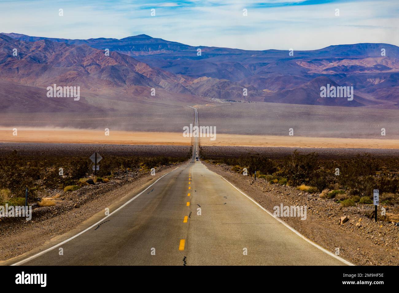 Landschaften in der Wüste im Death Valley-Nationalpark, Kalifornien, USA Stockfoto