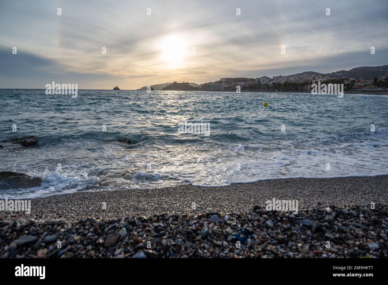 Mortil an der Mittelmeerküste, Spanien Stockfoto