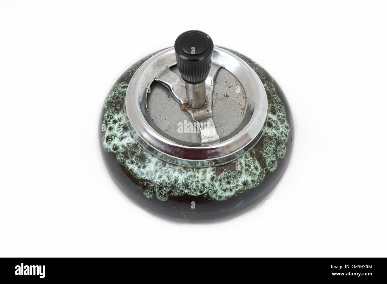 Holländisches Roulette-Aschenbecher Im Vintage-Stil Stockfoto