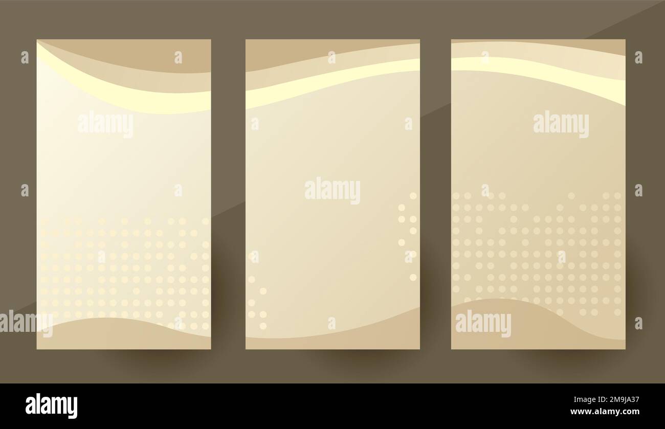 Hintergrund für das Banner zum Karussell in sozialen Medien. Abstrakte Vektordarstellung für Karussell-Post in sozialen Medien. Stock Vektor