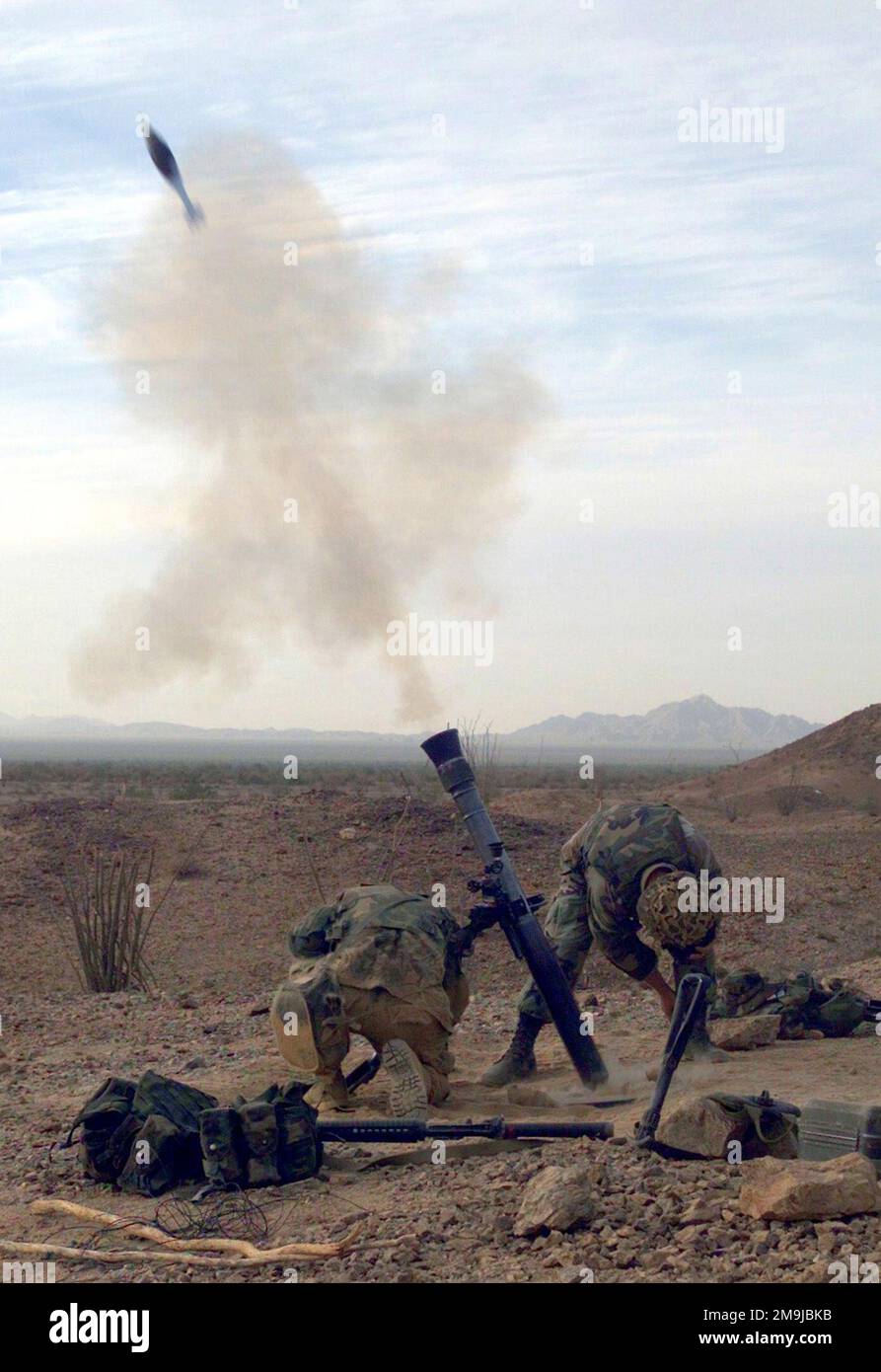 021014-M-0857S-031. Basis: Yuma Bundesstaat: Arizona (AZ) Land: Szene der Vereinigten Staaten von Amerika (USA) Hauptkommando gezeigt: MAWTS-1 Stockfoto