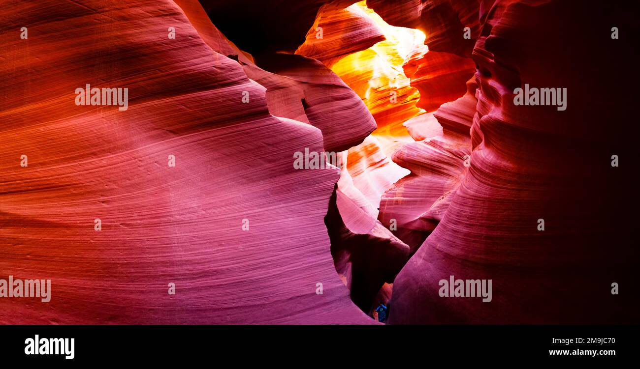 Cave Interior, Antelope Canyon, Page, Arizona, USA Stockfoto