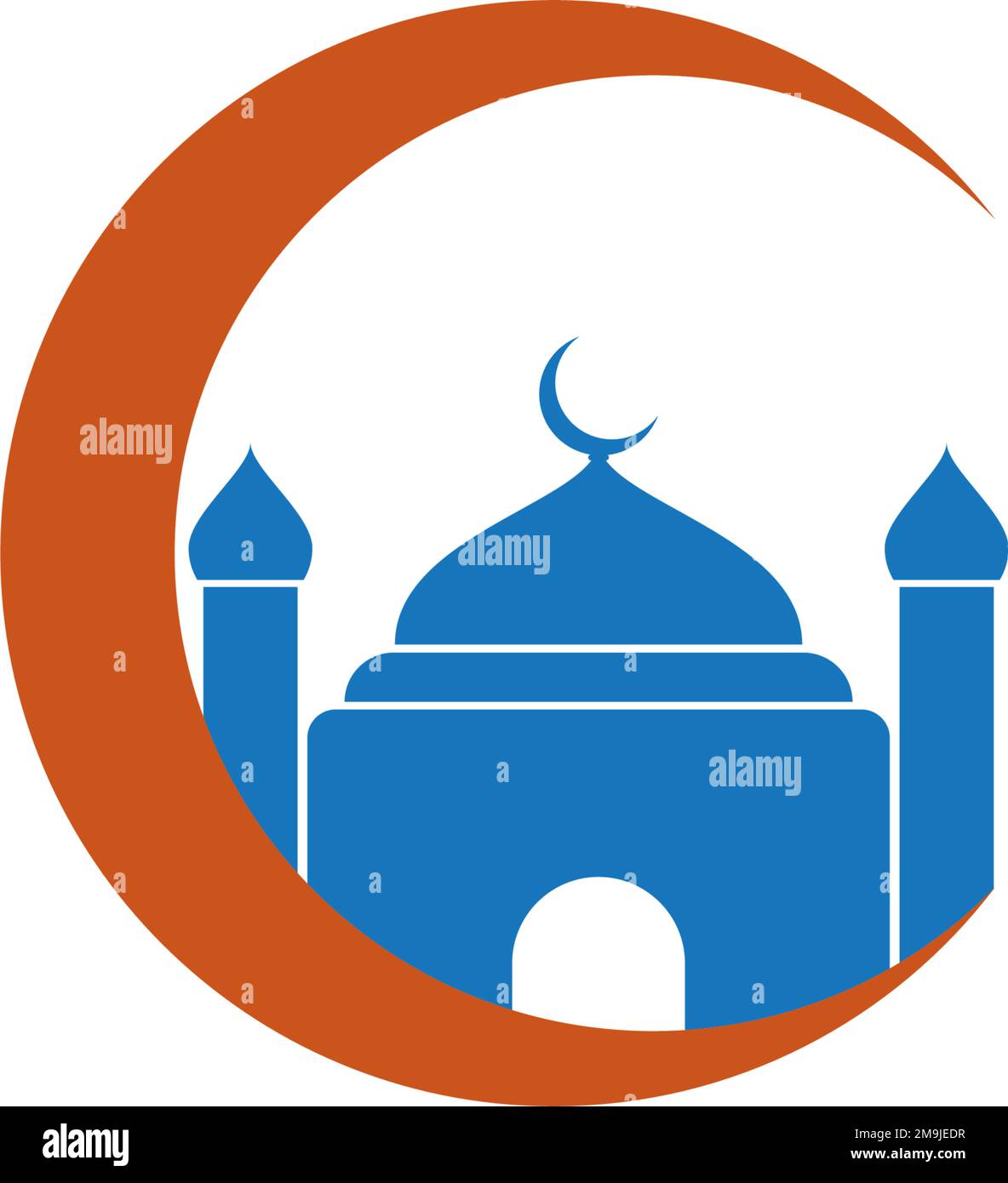 Moschee-Symbol. vektordarstellung Symboldesign Stock Vektor