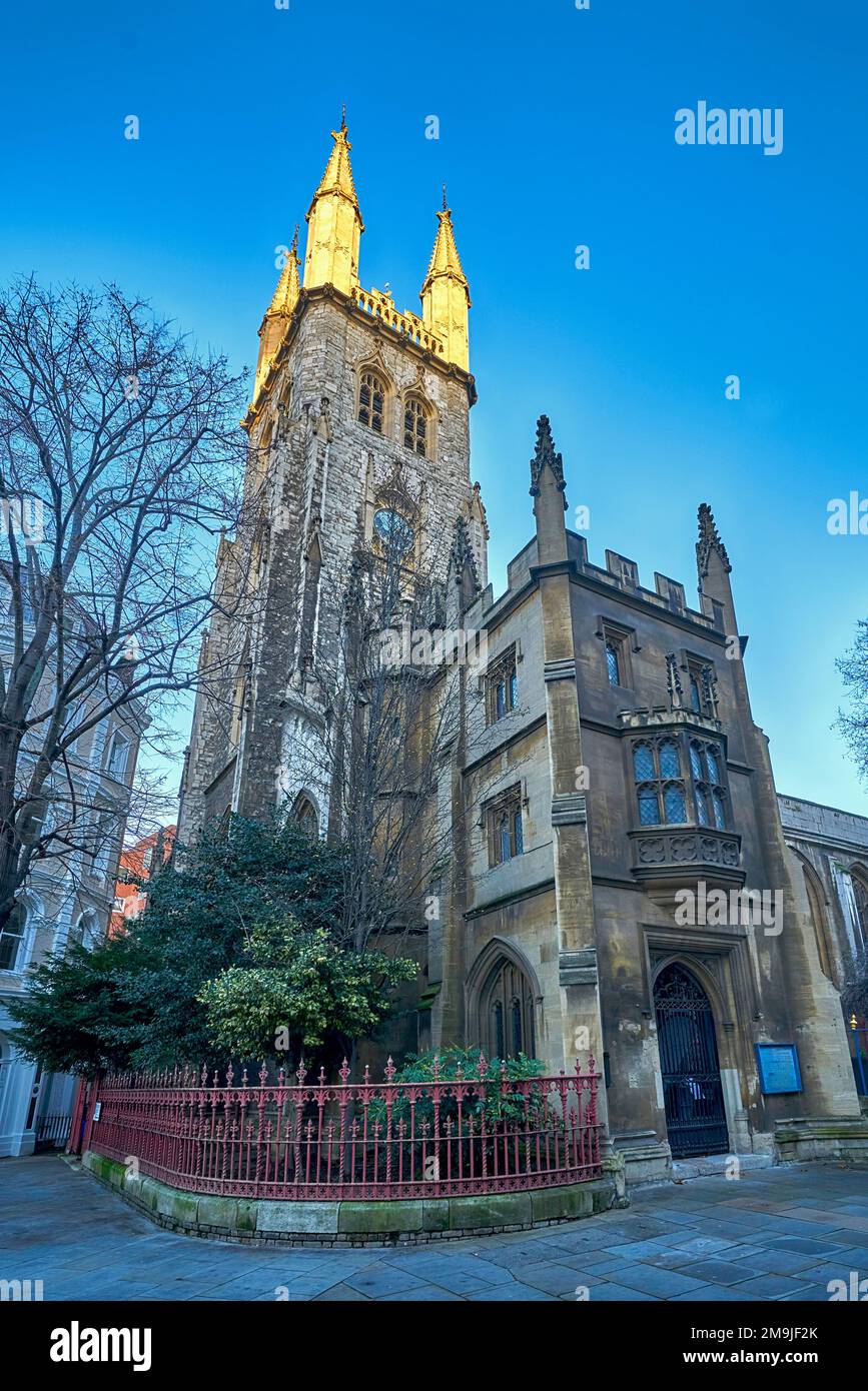 Heiliger Grabstein London, Heiliger Grabstein-ohne-Newgate Kirche Stockfoto