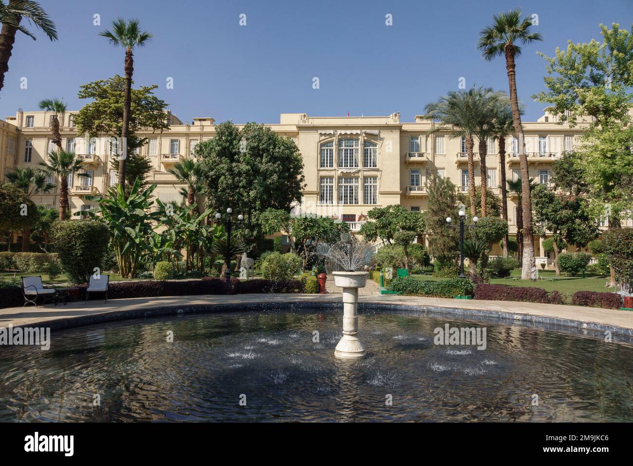 Old Winter Palace Hotel Luxor, Ägypten Stockfoto