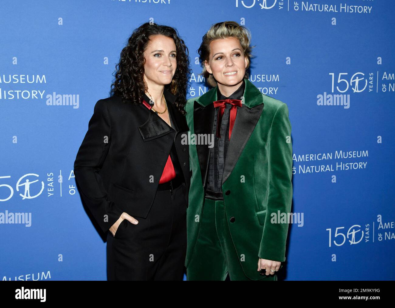 Brandi Carlile, right, and wife Catherine Shepherd attend The Museum