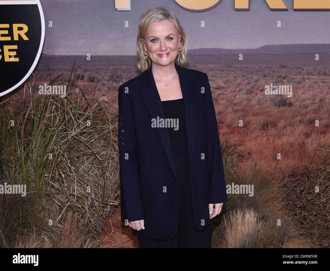 17. Januar 2023, Hollywood, Kalifornien, USA: Amy Poehler nimmt NUR an der Los Angeles Premiere für die Peacock Original Series „Poker Face“ (Kreditbild: © Billy Bennight/ZUMA Press Wire) TEIL. Nicht für den kommerziellen GEBRAUCH! Stockfoto