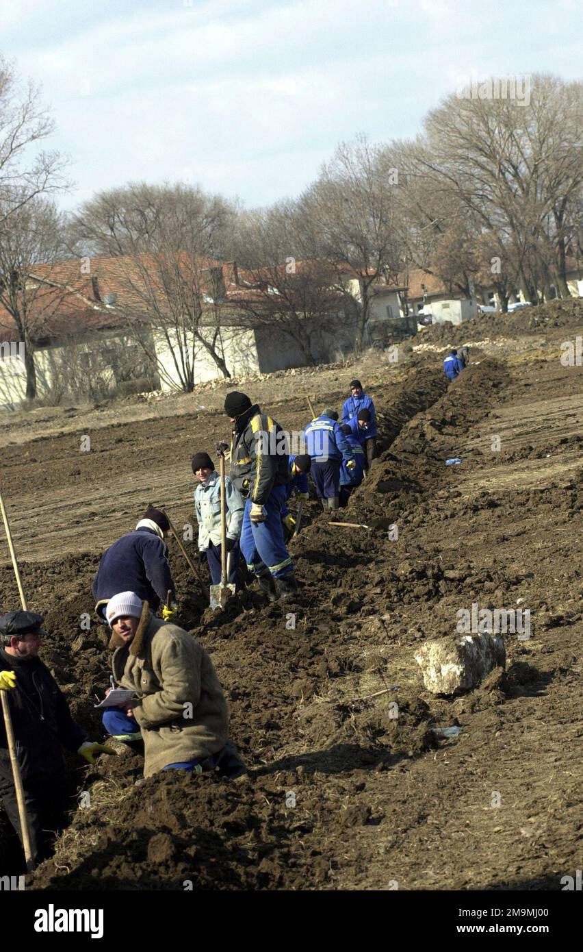 030323-F-4806N-003. Betreff Operation/Serie: DAUERHAFTE FREIHEITSBASIS: Mihail Kogalniceanu Luftwaffenstützpunkt Land: Rumänien (ROM) Stockfoto