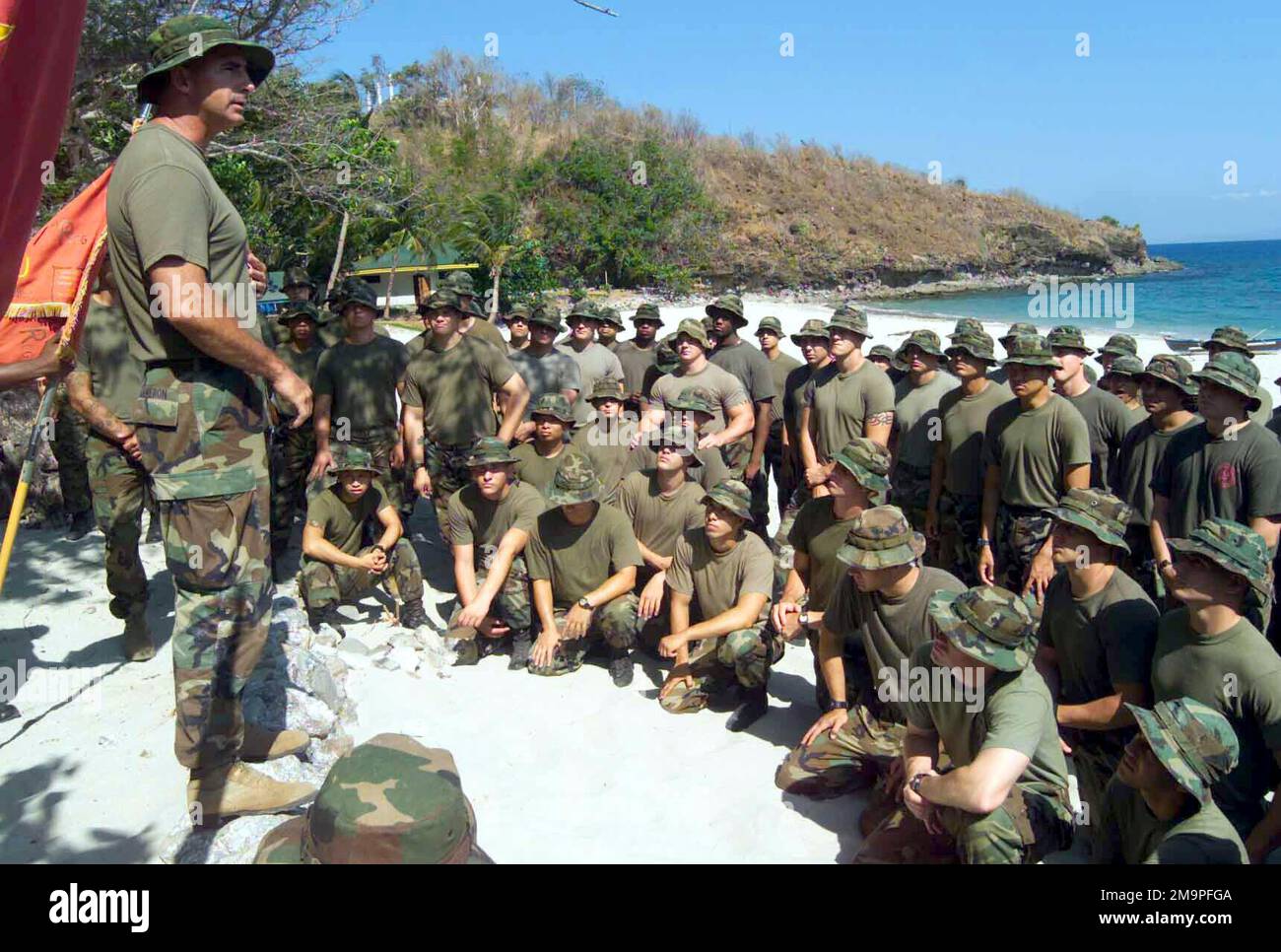 030501-M-9892R-001. Einsatzgebiet/Serie: BALIKATAN 2003 Base: Camp Ternate State: Cavite Province Country: Philippinen (PHL) Scene Major Command gezeigt: 2. Bataillon 7. Marines Stockfoto