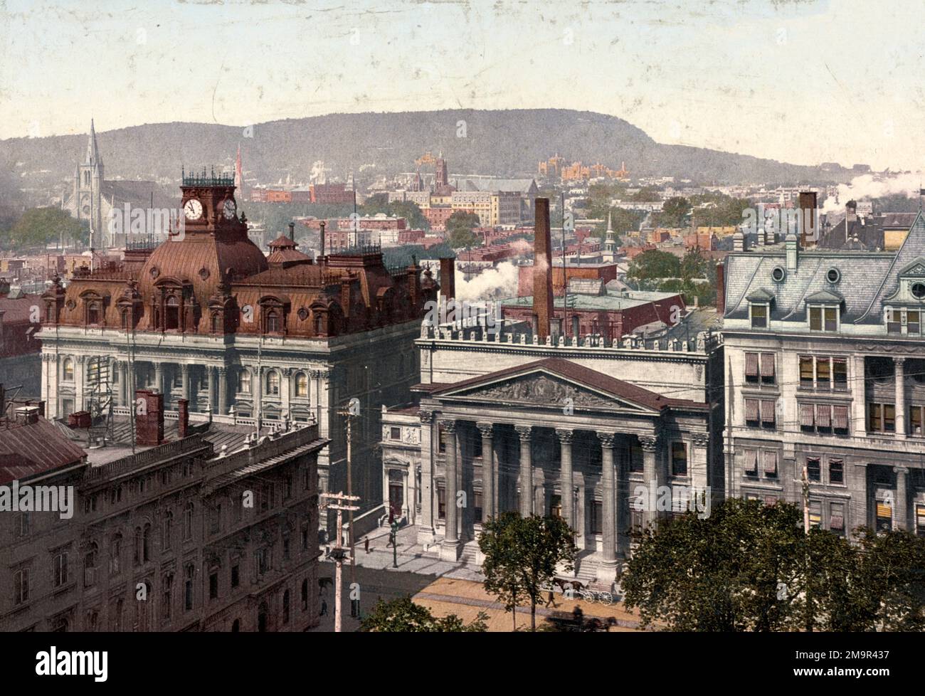 Montreal aus der Kirche Notre Dame, ca. 1901 Stockfoto