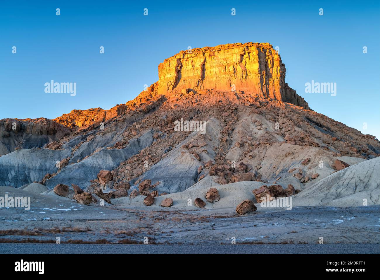 Landschaft im Erholungsgebiet Glen Canyon in der Nähe von Page, Arizona, und Big Water Utah, USA Stockfoto