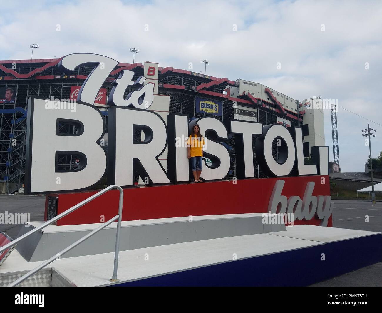 Hier ist Bristol Baby Stockfoto