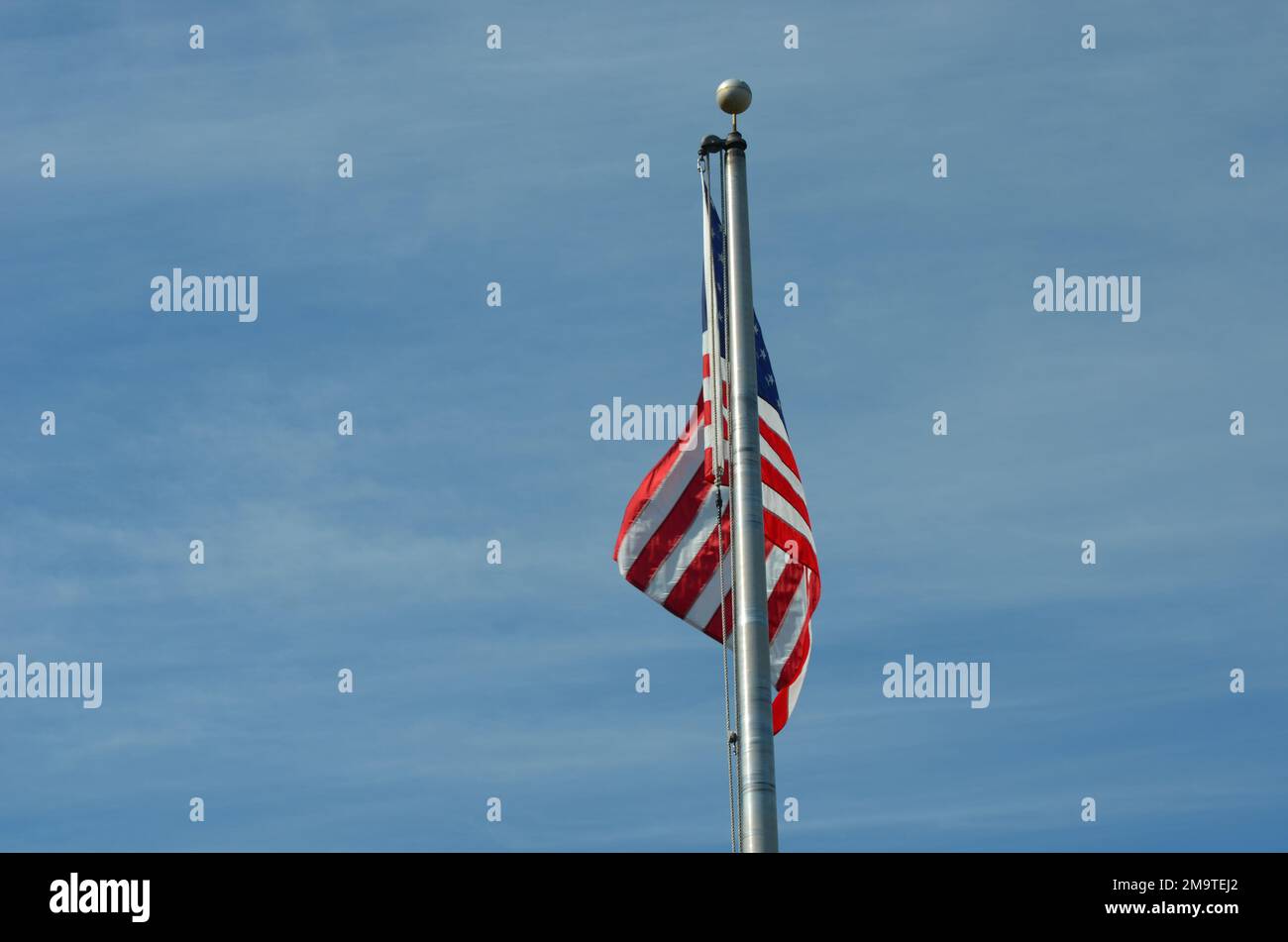 Flagge der Vereinigten Staaten Stockfoto